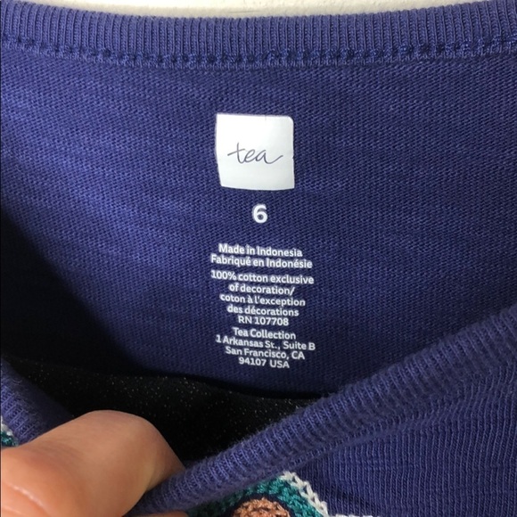 Girls Tea dress with side pockets. - Picture 4 of 6